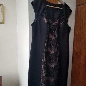 Connected Apparel Silk Vintage Floral Dress